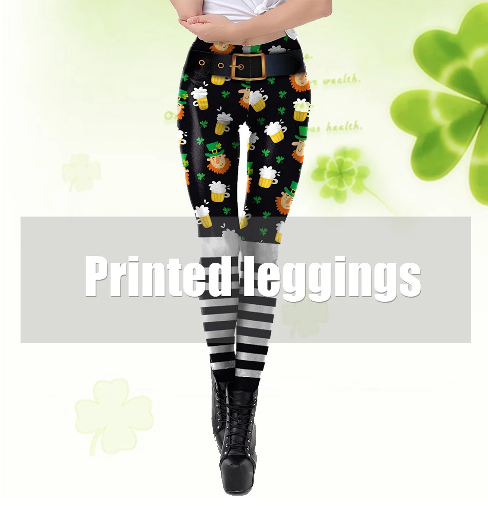 Leggings femininas com estampa digital fashion, confortáveis e estilosas para diversas ocasiões. Ideal para um visual moderno e cheio de personalidade. — foto 6