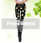 Leggings femininas com estampa digital fashion, confortáveis e estilosas para diversas ocasiões. Ideal para um visual moderno e cheio de personalidade. — foto 6