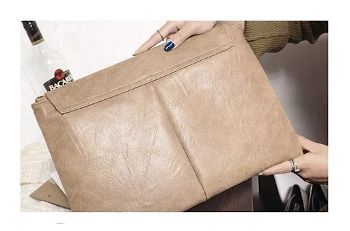 Title 8, Large Capacity PU Crossbody Shoulder Belt Clutc...