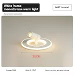 G6011 Round White Frame