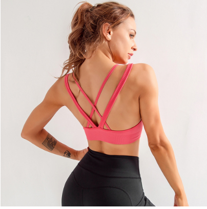 Title 6, Seamless beauty girl back bra cross breathable ...