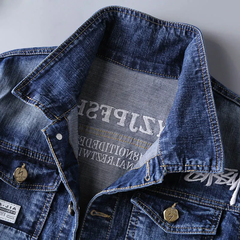 Youth Slim Lapel Casual Multi-Pocket Jacket. Stylish and comfortable for everyday wear. Modern design, perfect for a cas — photo 2