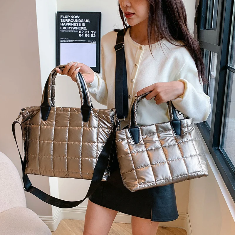 Large Capacity Women's Shoulder Crossbody Cotton Jacket Bag, Spacious & Practical, Perfect for Daily Use & Travel — photo 14