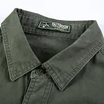 Military Style Plus Size Tooling Long-Sleeved Shirt for Men. Durable and comfortable work shirt, perfect for outdoor act — photo 4