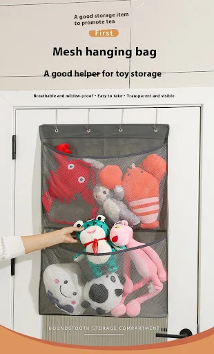 Title 3, Kapı Arkası Asılı Oyuncak Bebek Saklama Çantası...