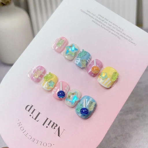 Title 4, Handmade Cute Colorful Candy XINGX Ornament Sti...