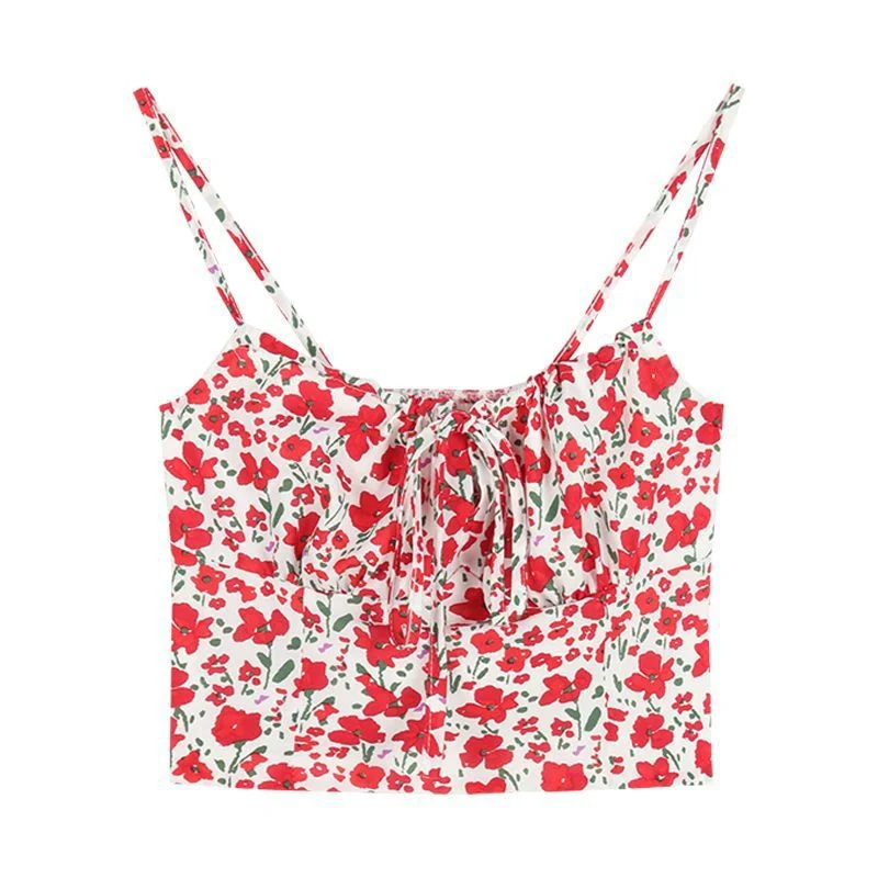 Title 5, Sweet Hot Girl Floral Camisole Womens Summer P...