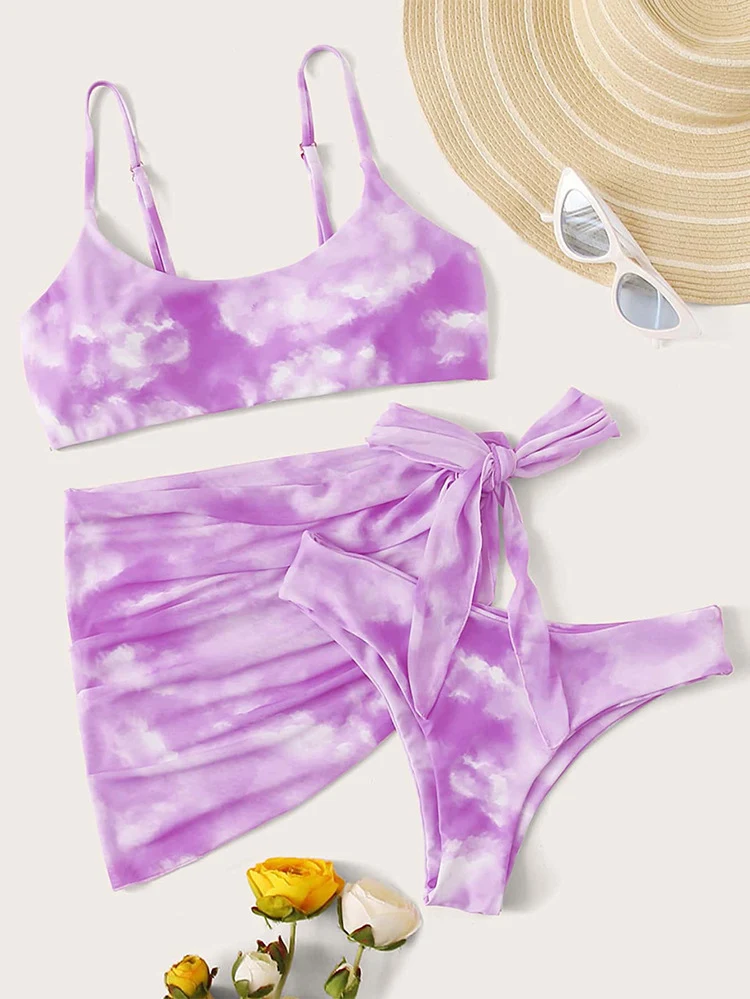 Title 3, Womens split bikini swimsuit, a two-piece bath...