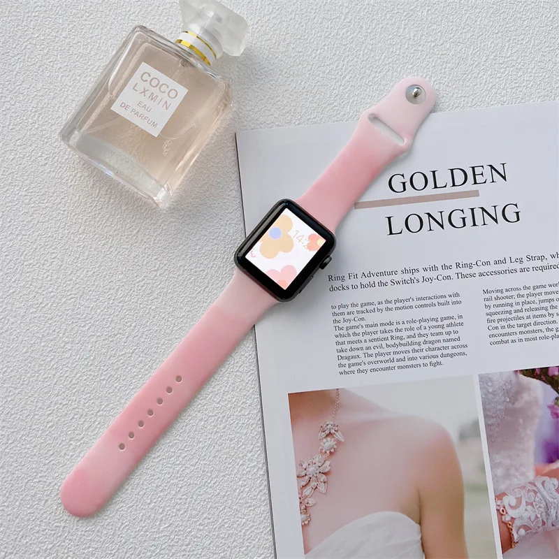 Title 9, Aurora Smart Watch with Colorful Silicone Strap...