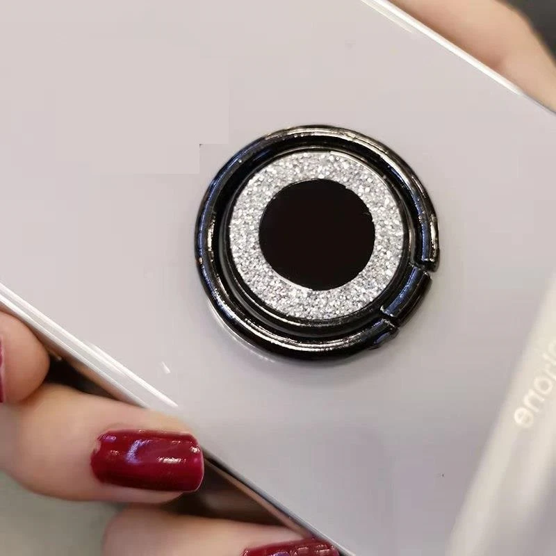 Title 1, Creative Round Glitter Handset Ring Bracket. Se...