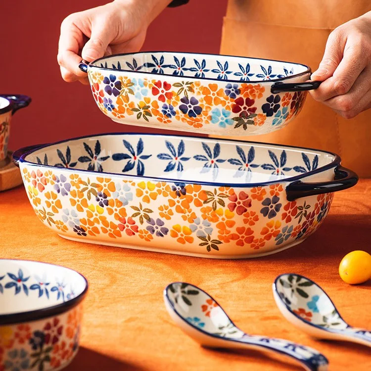 Title 3, Ceramic Bowl With Special Handle For Oven And M...