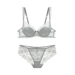 Ladies Underwear Thin Cotton Breathable Push Up Lace Bra Set. Experience all-day comfort and support with this elegant a — photo 4
