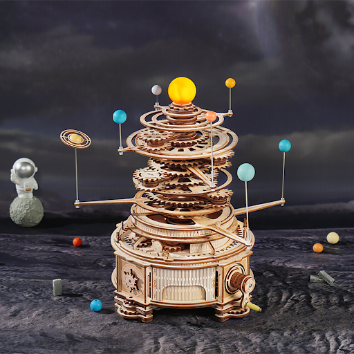 Title 1, Robotime Rokr Orrery Mecânico Rotativo 316PCS K...