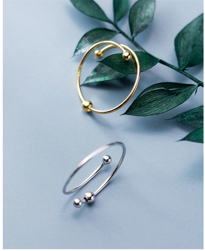 Anel Empilhável de Contas Elegante para Dedo, Crie Combinações Personalizadas com Design Minimalista e Moderno, Ideal para Todas as Ocasiões — foto 6