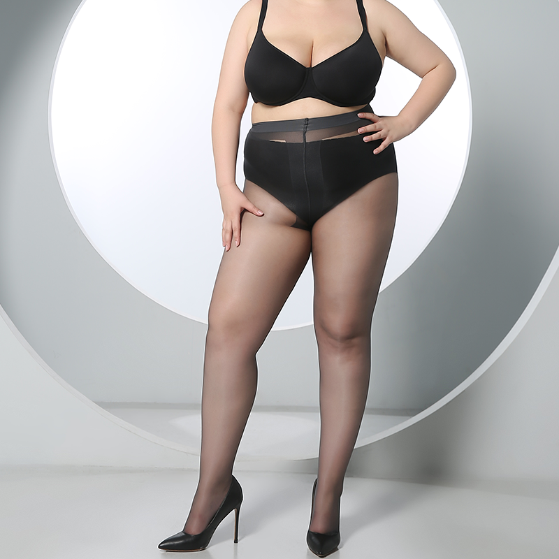 Title 2, 8D Mobi Velvet T Crotch Fine Stockings Plus Fer...