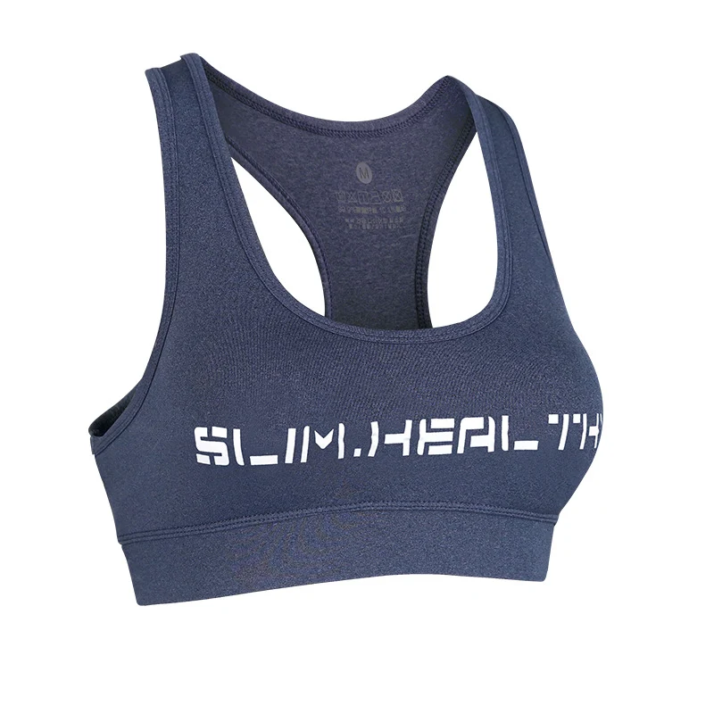 Fitness sportbeha voor dames, schokbestendig, hardlopen, yoga. Zonder beugel, verzamelend, vestmodel voor optimale ondersteuning. — foto 10