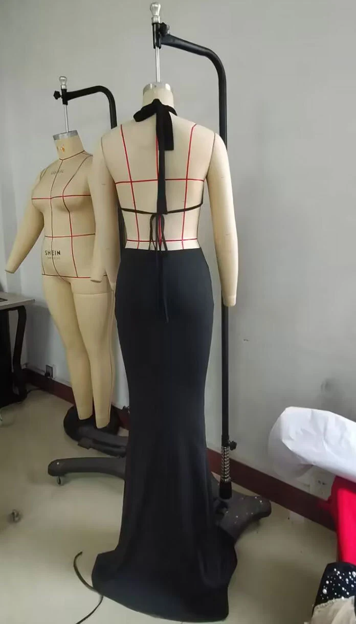 Title 23, Adjustable Sling Minimalist Extra Long Dress