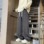 Men's Spring and Autumn Straight Loose Track Pants. Experience ultimate comfort and a relaxed fit with these versatile t — photo 4