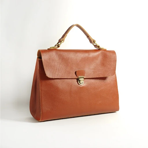 Title 1, Vintage Satchel Bag Designer Briefcase for Wome...