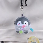 Porta-Moedas Pinguim de Pão Torrado Mini Pingente Boneca Chaveiro Perfeito para guardar moedas e decorar chaves ou bolsa, design adorável e funcional — foto 5
