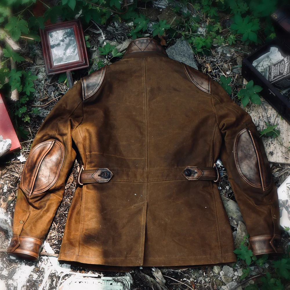 Soft Wax Waterproof Craft In Long Vintage Hunting Suit. Durable, comfortable, and stylish protection for outdoor activit — photo 2