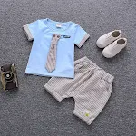Tie blue