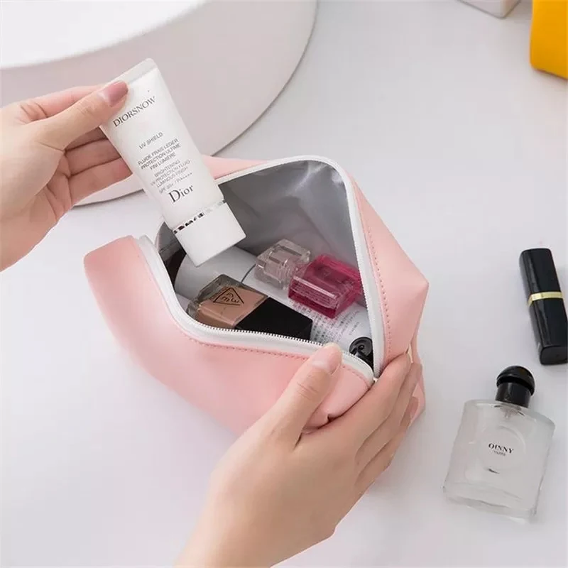 Title 6, Macaron candy color wash cosmetic bag, large ca...