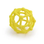 Bola de silicone macia para bebês recém-nascidos, redonda, oca e pequena. Perfeita para agarrar, segura e estimula o desenvolvimento. — foto 4