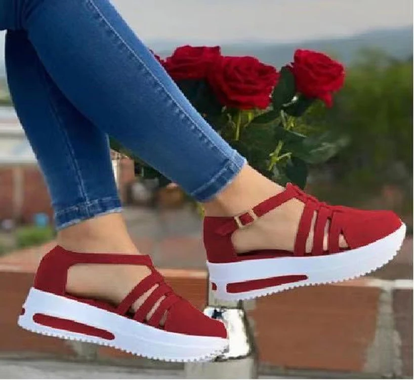 Women's Leisure Wedge Round Toe Shoes. Enjoy all-day comfort and style with these versatile shoes. Perfect for casual ou — photo 3