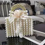Pearl color with gold