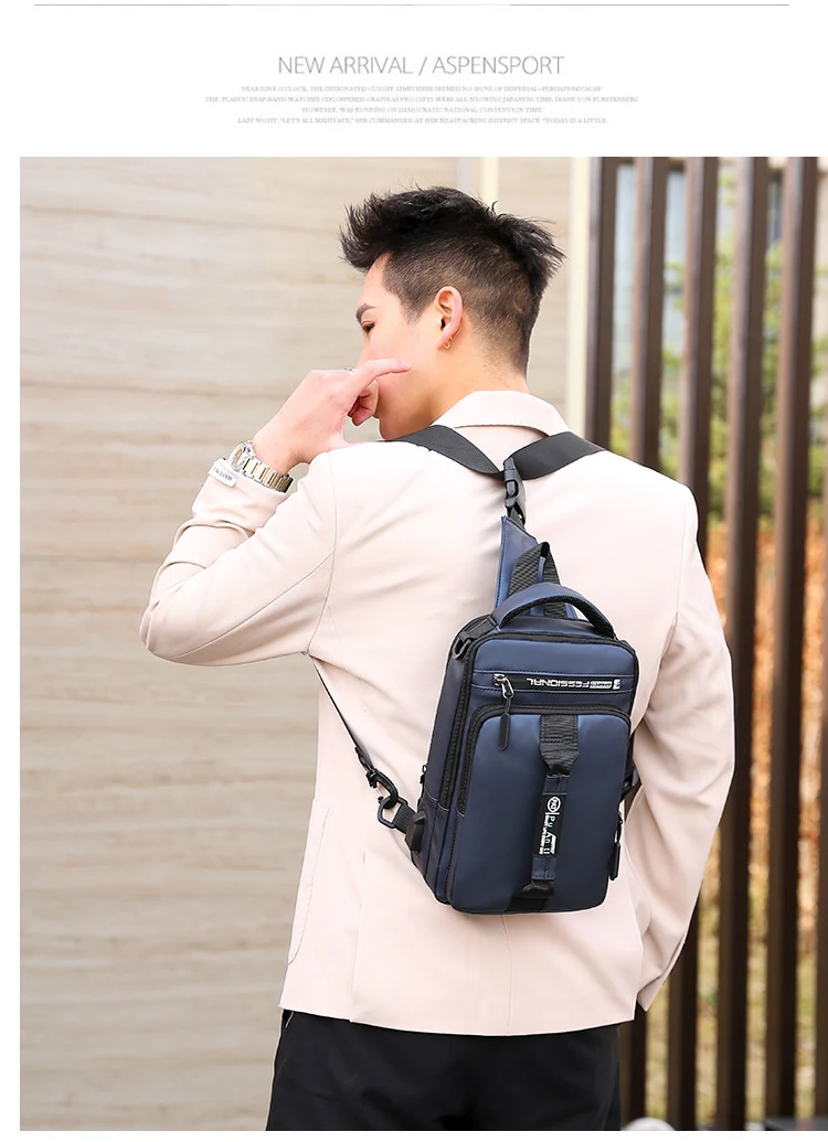 Title 4, Casual outdoor chest bag messenger bag, perfect...