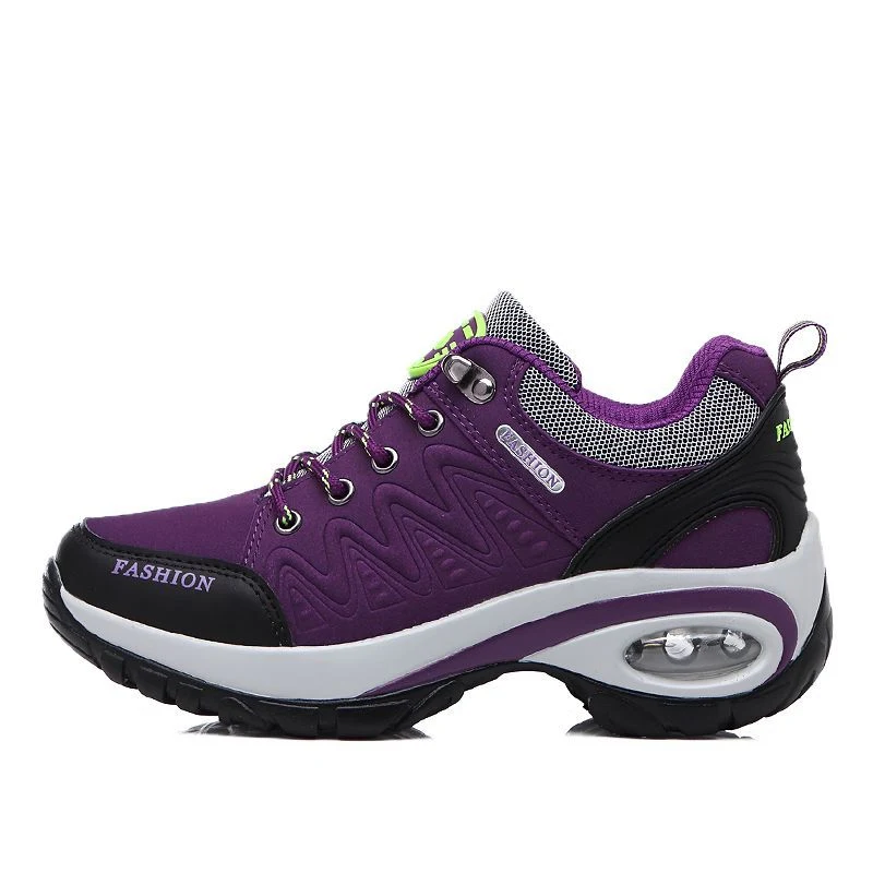 Tênis Femininos Outono Inverno Plataforma com Amortecimento a Ar. Conforto e Estilo para Uso Diário e Caminhadas, Desfrute de Leveza e Suporte. — foto 1