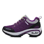 Tênis Femininos Outono Inverno Plataforma com Amortecimento a Ar. Conforto e Estilo para Uso Diário e Caminhadas, Desfrute de Leveza e Suporte. — foto 1