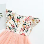 Mädchen Blumen Prinzessin Kleid im europäischen und amerikanischen Stil Festliche Eleganz Perfekt für Hochzeiten Feiern Geburtstag Bezauberndes Design — foto 1