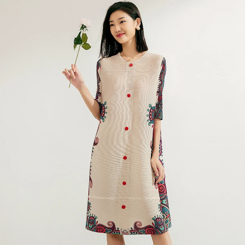 Age Reduction Plus Size Loose Figure Flattering Cardigan Dress And Coat — photo 5