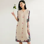 Age Reduction Plus Size Loose Figure Flattering Cardigan Dress And Coat — photo 5