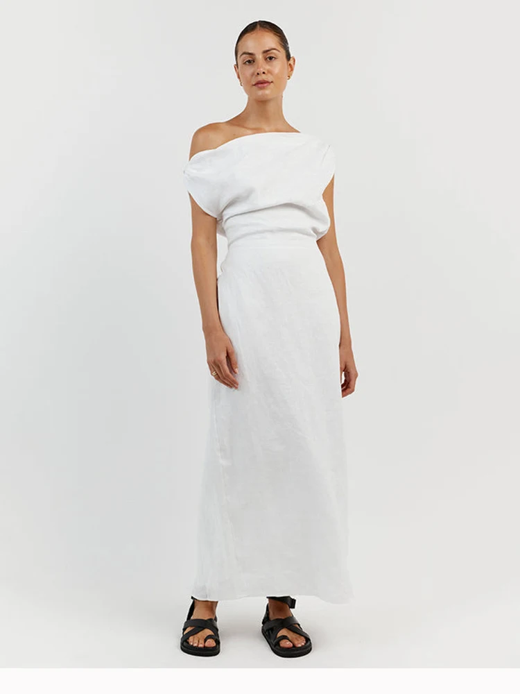Title 7, Womens Fashion Personality Linen Dress
