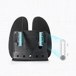 Almofada lombar ergonômica para escritório Suporte e alívio para a lombar, melhora a postura e o conforto ao sentar, ideal para longas jornadas — foto 6