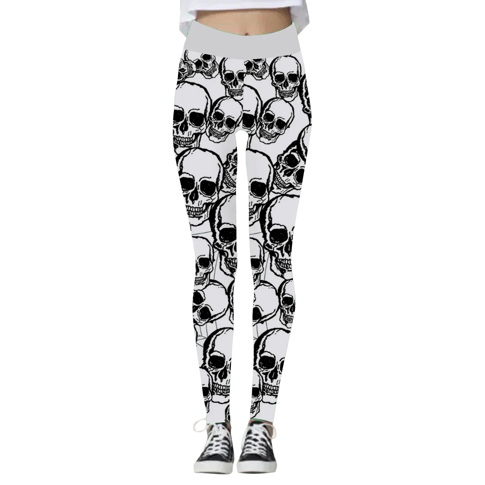 Women's Halloween High Waist Elastic Yoga Sports Leggings, perfect for workouts and a festive look, providing comfort an — photo 13