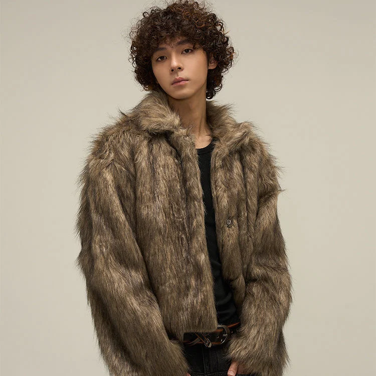 Winter Maychao Environmental Protection Fur Jacket Men's Design Sense. Stylish and warm winter jacket offering excellent — photo 2