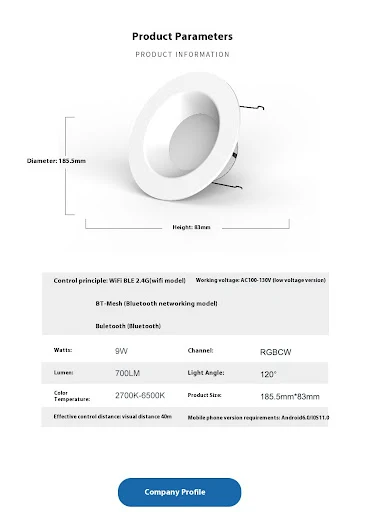 Title 1, Lampada da soffitto Smart WiFi Bluetooth RGBW c...