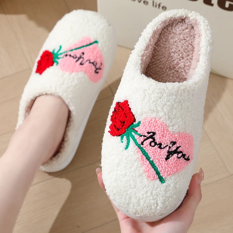 Title 6, Womens Home Slippers Fashion Plush House Shoes...
