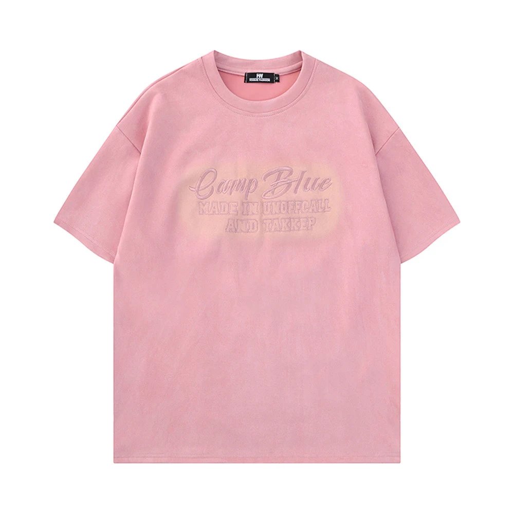 Men's Letter Embroidered Short-sleeved T-shirt. Comfortable and stylish for everyday wear, perfect for a casual and mode — photo 14