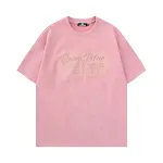 Men's Letter Embroidered Short-sleeved T-shirt. Comfortable and stylish for everyday wear, perfect for a casual and mode — photo 14