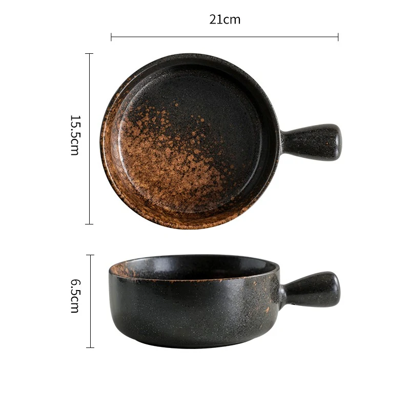 Title 7, Japanese Style Ceramic Bowl with Lid and Handle...