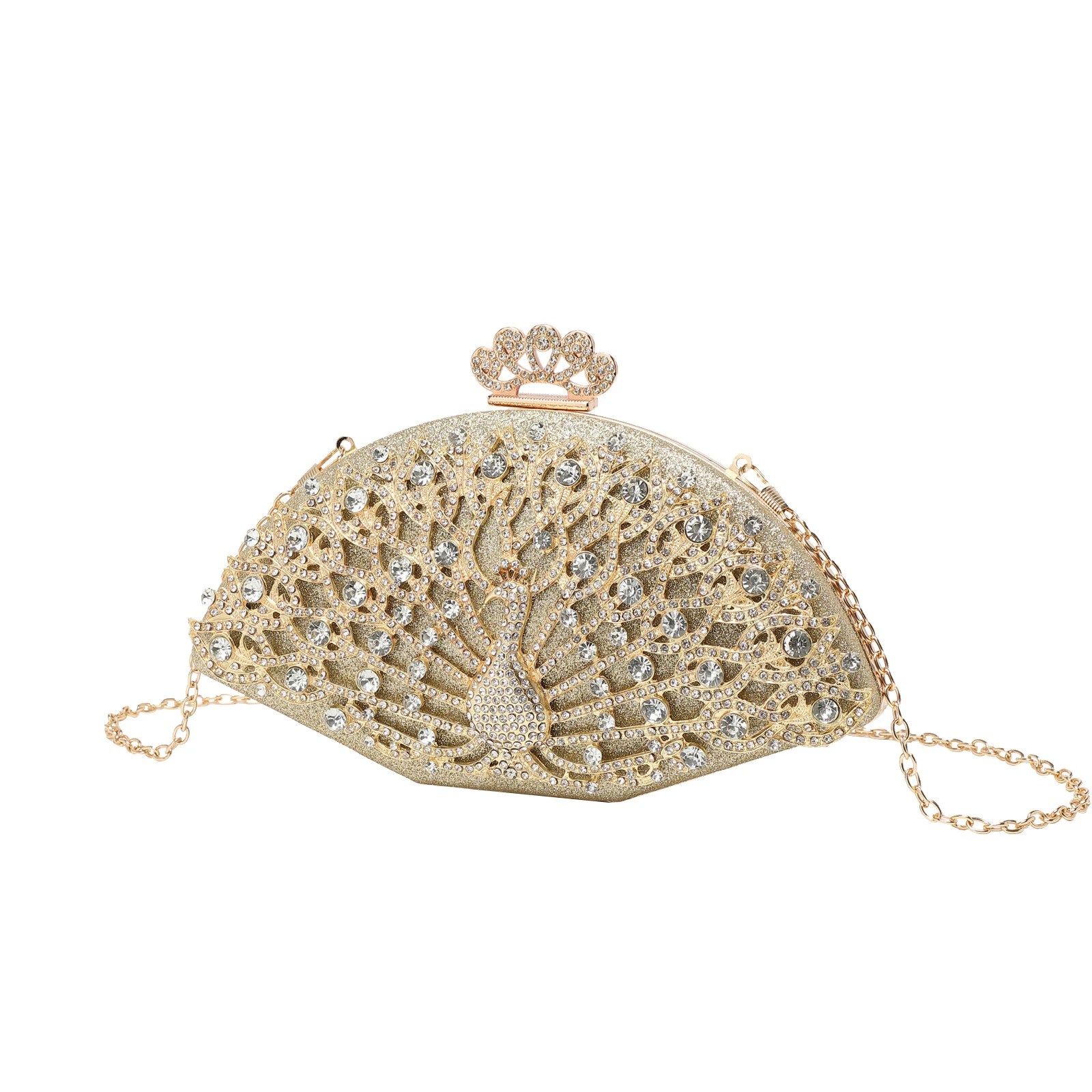 Bolsa de banquete feminina com tela aberta para jantar, moda. Acessório elegante e moderno para eventos noturnos e jantares especiais. — foto 3