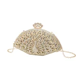 Bolsa de banquete feminina com tela aberta para jantar, moda. Acessório elegante e moderno para eventos noturnos e jantares especiais. — foto 3