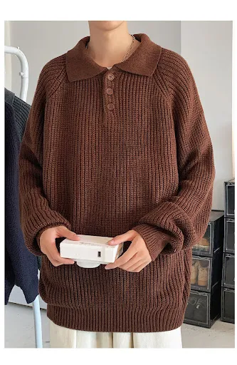 Title 6, Mens lapel sweater