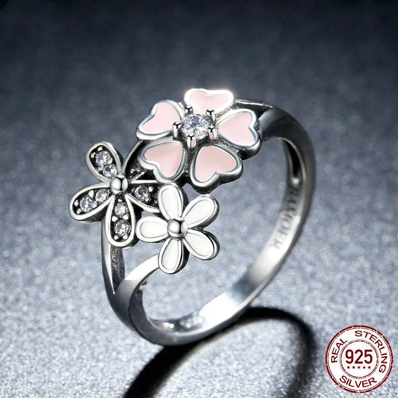 Collar de colegio de cereza de plata S925 — foto 1