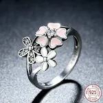 Collar de colegio de cereza de plata S925 — foto 1